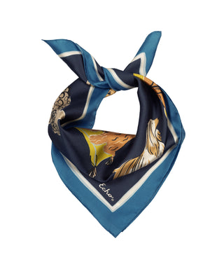 Echo Doggie Daycare Silk Bandana - Navy