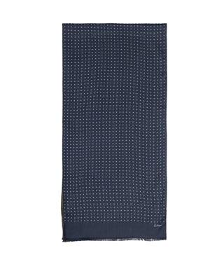 Echo Tubular Dot Scarf - Navy