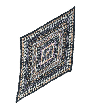 Dots on Dots Pleated Diamond - Black