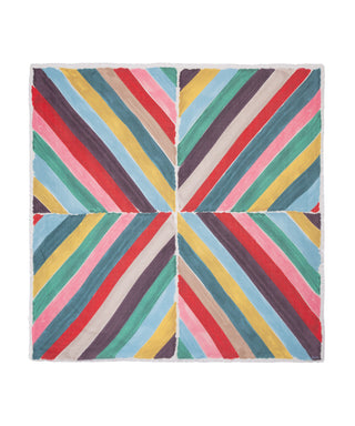 Echo Painted Chevron Square - Multi