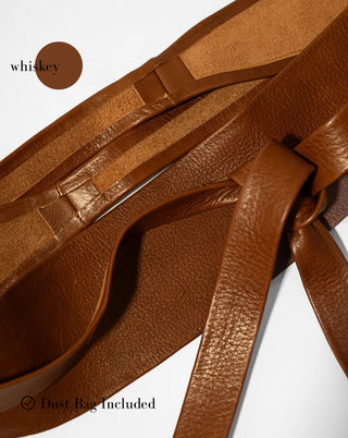 Ada Wrap Belt - Whiskey