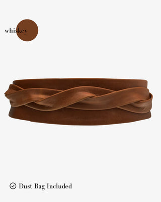 Ada Wrap Belt - Whiskey