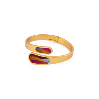 Brackish Bezel Hinge Cuff - Lucy